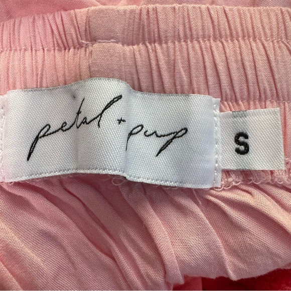 Petal & Pup Pink Pull On  MIDI Skirt. Size Small - Picture 2 of 9